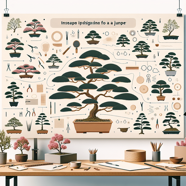 vision board for juniper bonsai design inspiration