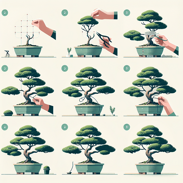 planning juniper bonsai future growth