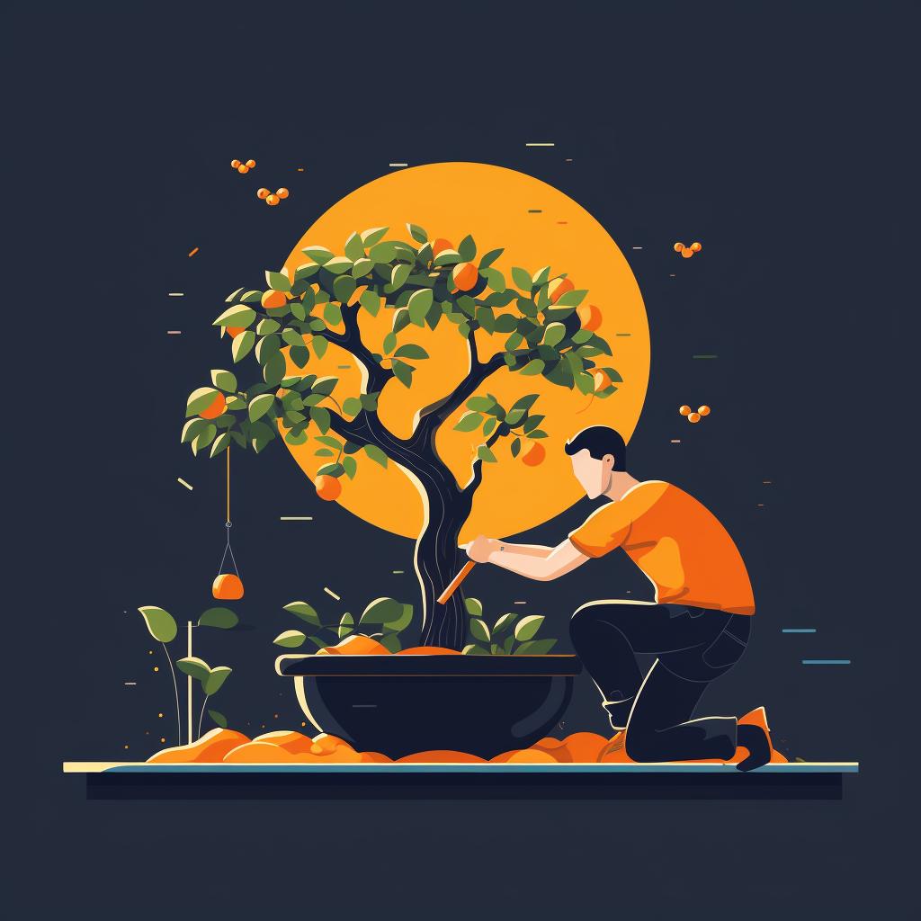 Fertilizing a Bonsai Orange Tree