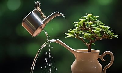 Can bonsai trees be watered with tap water?