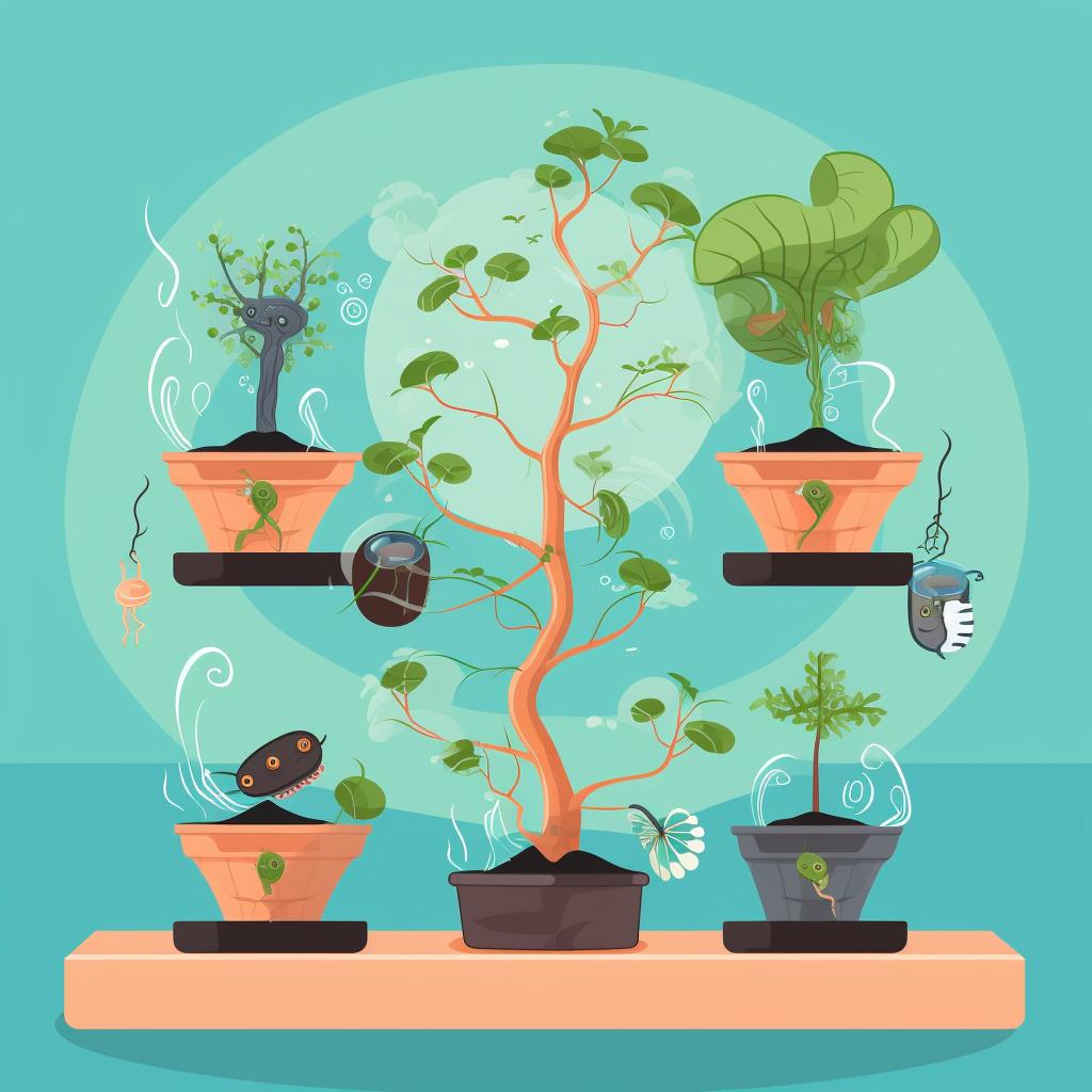 Different treatments for bonsai tree pests and diseases
