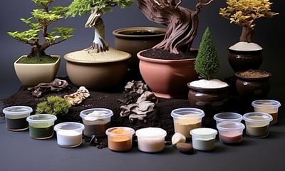 What are some alternative fertilizers for bonsai trees?