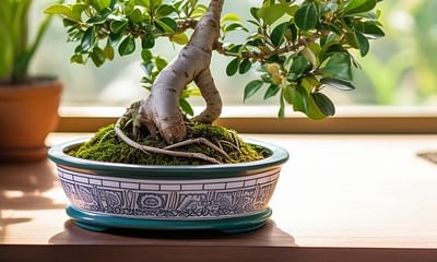 What are the best fertilizer and growing conditions for a Ficus bonsai tree?