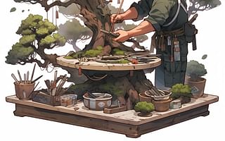 What are the different techniques for shaping bonsai trees?