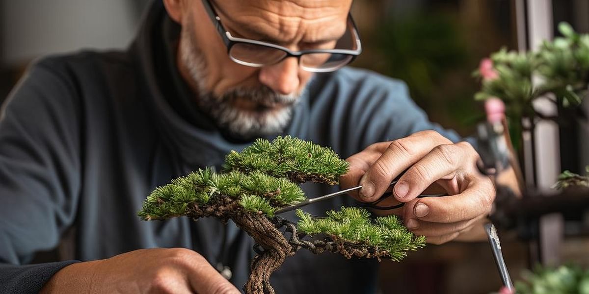 What is the basic technique in pruning bonsai trees?