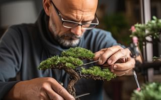 What is the basic technique in pruning bonsai trees?