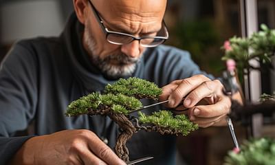 What is the basic technique in pruning bonsai trees?