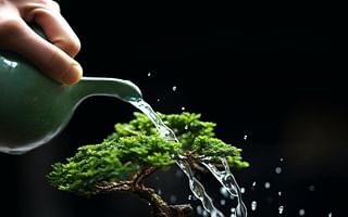 What is the best watering method for a bonsai tree?